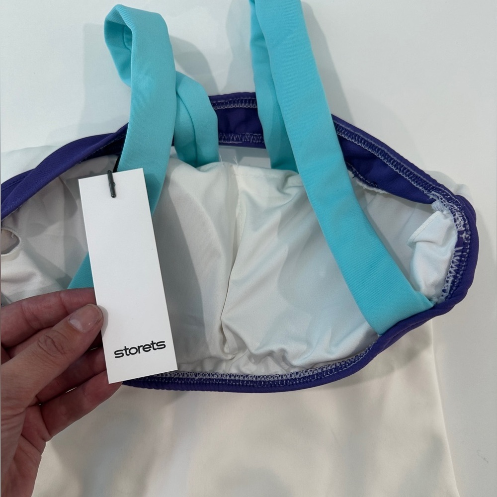 Storets swimsuit, white red and blue. Size small‎ new with tags - Picture 4 of 7